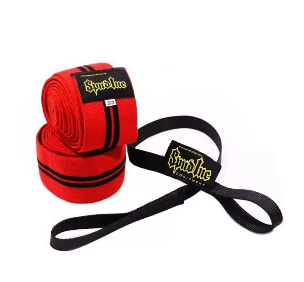 knee wrap red regular with bowtie tail 1